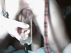amateur Squirting anal