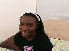 Danielle Luv ebony teen tryout