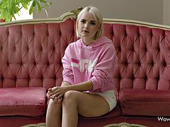 Blonde Lika Star Masturbates