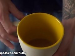 Extra Cream - Jerking off in My Coffee and Drinking It