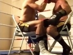 No moving away, knee to knee seated give and take punches Pt 1