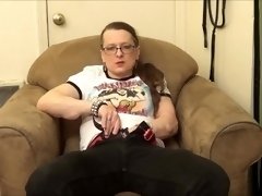 Horny Trans Lady Has To Get Herself Off