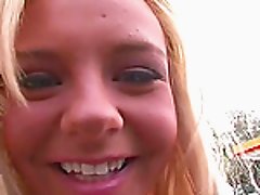 Blonde with natural tits riding big black cock hardcore in interracial porn