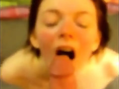 I cum on her fucking face after pounding her pussy