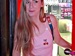 Teen Handjob at Erotic Theater